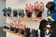 Wahrzeichen mit traurigem Hintergrund